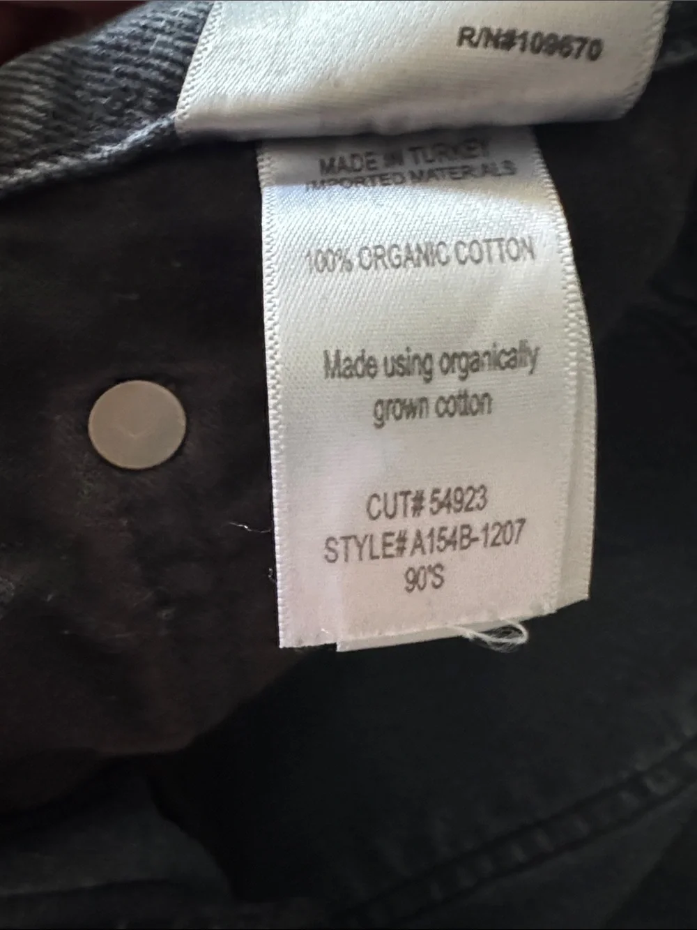 Agolde Black Washed High-Rise 90’s Pinch Denim